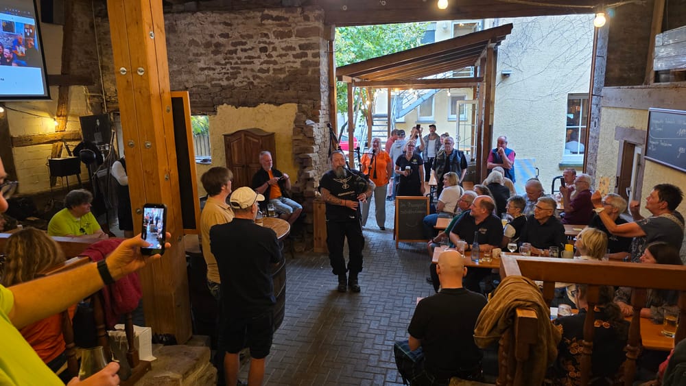 20-Jahre-Feier in der Scheune des Lindenbräu, Waldbronn